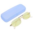 thumbnail image 4 of Gafas de sol anti-UV con lentes amarillas, gafas polarizadas a prueba de rayos ultravioleta vintage de moda, 4 of 8