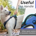 thumbnail image 5 of Dog Harness for Large Dogs, No Pull Service Vest with Reflective Strips and Control Handle, Adjustable and Comfortable for Easy Walking, No Choke Pet Harness with 2 Metal Rings, Pink, L, 5 of 9