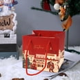 thumbnail image 2 of Bolsas de Regalo de Navidad Bolsa de Regalo de Navidad 10Pc, Bolsa de Decoración de Nochebuena, Bolsa de Regalo de Papel de Navidad Roja Y Verde Bolsas de Papel con Manijas, 2 of 5