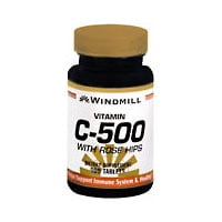 Windmill Natural Vitamin C 500 Mg With Tablets - 100 Ea, 2 Pack