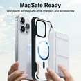 thumbnail image 3 of ELEHOLD Magnetic Designed for iPhone 12 Pro Case, Compatible with MagSafe, Military-Grade Drop Protection Not Yellowing Clear Phone Case for iPhone 12 Pro with Shockproof Bumper,Black, 3 of 6