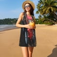 thumbnail image 3 of Easygdp farm work para Vestido Transpirable de Mujer, Vestido Suelto de Manga Corta con Pliegues y Bolsillos para el Verano, 3 of 7