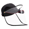 thumbnail image 2 of Sombrero Antiproyección Sunnimix Gorra de béisbol con protector facial Negro, 2 of 8