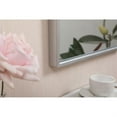 thumbnail image 5 of Metal frame rectangle mirror 14x28 inch in silver, 5 of 5