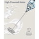 thumbnail image 4 of Milk Frother Handheld Battery, Electric Foam Maker Frother Wand, Drink Mixer with Stainless Steel Whisk for Coffee, 4 of 5