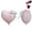 Pink, variant on 2 PCS Heart Foil Balloons Bow Party Decorations, 22 Inch Heart Shape Valentine Mylar Balloon for Anniversary Wedding Engagement Bridal Shower Birthday Party