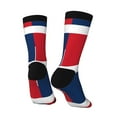 thumbnail image 5 of Womens Funny Socks Flag Of The Dominican Republic Printed Patterned Socks Novelty Socks, 5 of 7
