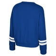 thumbnail image 3 of Women's Colosseum Royal Kentucky Wildcats Splashy Crewneck Fleece Sweatshirt, 3 of 3