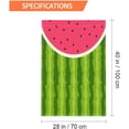 thumbnail image 3 of Watermelon Garden Flag 28x40 Inch Summer Fruit With Black Seeds Red Slice Polka Dot Green Striped Skin House Lawn Flag Double Sided Banners for Home Outdoor Decoration, 3 of 8