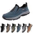 thumbnail image 4 of NOKIO Men's Hiking L𝗈afers Comfortable L𝗈w Top Sneakers Breathable S𝗅ip On Casual Shoes Wate𝗋proof Non-S𝗅ip Outdoor Walking Shoes Lightweight Soft Cushion Sport Shoes, 4 of 4