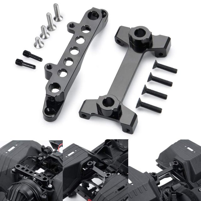 RCLions Aluminum Front&Rear Body Shell Mount Stand for Axial SCX10 iii AXI03007 Upgrades 1/10th RC Crawler Car Accessories