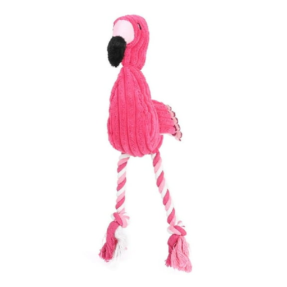 Cute Plush Flamingo Pet Dogs Bite Chew Toy for Chihuahua/Yorkshire/Bulldog/Pug