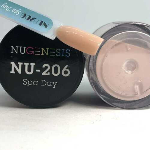 NUGENESIS Manicure Nail Dipping Color Powder 1.5oz/jar NU206 Spa Day