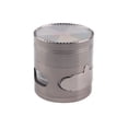 thumbnail image 3 of Hierba gruesa sal de té de hojas grinder 4 capas de pimienta de vanilla trituradora de espía de especias herramienta de filtro de molienda con recolección de bandejas gadget gris tholdsy HA011039-02, 3 of 6