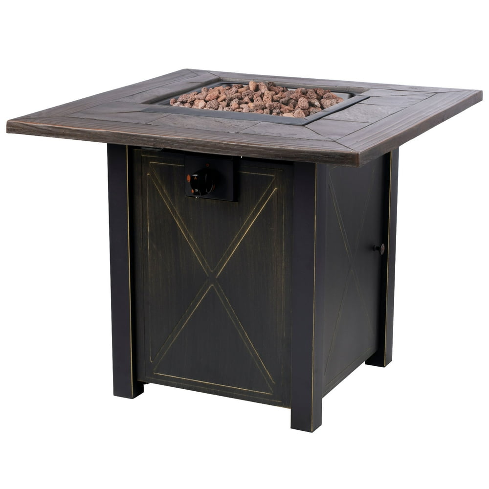 bond Belden 30" Porcelain Top Fire Table
