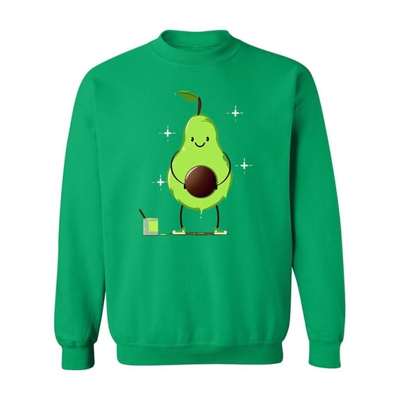 Avocado With Paint Can Sweatshirt Men -Image by Shutterstock, Male x-Large
