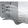 thumbnail image 2 of Rain Shower Head, Brushed Silver Square, 2 of 4