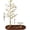 C Tree&Deer Wood Tray, variant on Branch Jewelry Rack with metal tray,Luxury color,Tree Tower Rack Hanging Organizer for Ring Earrings Necklace Bracelet,Suitable for living rooms, bathrooms,offices,etc.