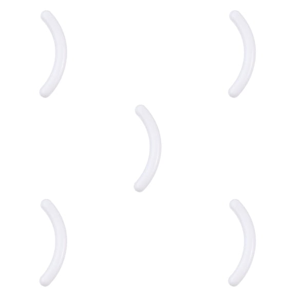 Vogacara Recambios para rizador de pestañas No es fácil de romper Útil Reutilizable Mano de obra fina Compacto Reemplace la tira adhesiva Blanco Type2 NO2 Vogacara CBP373485