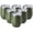 Army Green, variant on 12oz Wine Tumbler with Lid Stemless Wine Glasses Double Wall Vacuum Travel Mugs stainless steel Coffee Cup for Cold & Hot Drinks Wine Coffee Cocktails Beer (Stainless Steel, 1 Pack)