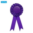thumbnail image 3 of Uxcell Blank Award Ribbon, 18 Pcs Honorable Prize Recognition Ribbon, Dark Purple, 3 of 5