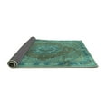 thumbnail image 2 of Ahgly Company Indoor Rectangle Medallion Turquoise Blue Traditional Area Rugs, 6' x 9', 2 of 4