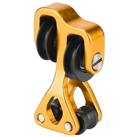Archery Cable Slide Cable Slide String Splitter Compound Bow String Splitter Roller Glide[yellow]