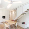 thumbnail image 3 of HEVIRGO Folding LED Garage Light Bulb Fan Shape Ceiling 30-60W Home Shop Workshop Lamp, 3 of 10