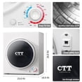 thumbnail image 5 of CTT 110V Portable Clothes Dryer 1500W, 3.5 cu.ft Compact Dryer  with Stainless Steel Tub, 4 Drying Mode, Portable Dryers for Laundry, Apartments, RVs, Dorms, 5 of 8