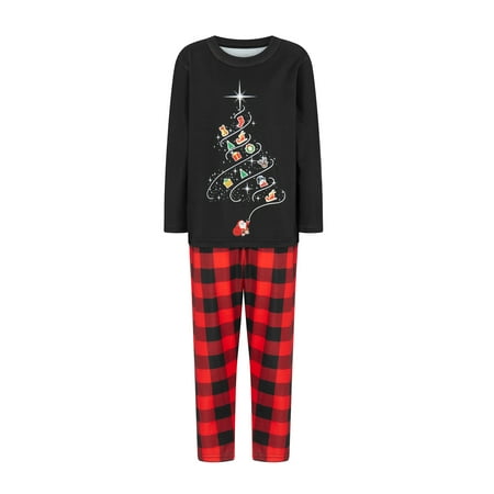 

Family Matching Christmas Pajamas Baby Romper/Tops + Pants Set