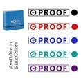 thumbnail image 7 of Printtoo Proof Self Inking Rubber Stamp Pre-Inked Office Stamp- Home Office Business Stationery, Black- 42 x 9 mm, 7 of 7