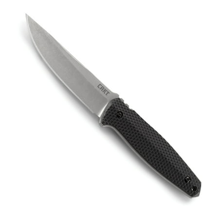 Pakkawood Handle Nylon Sheath CRKT Strafe 1210 Fixed Blade with 4.62