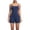 Blue, variant on Womens Rompers And Jumpsuits Tight Suspender Bodysuit Running Fitness Sports Yoga Shorts Romper Playsuit