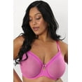 thumbnail image 2 of Curvy Couture Sheer Mesh Unlined Bra 1311, 2 of 50