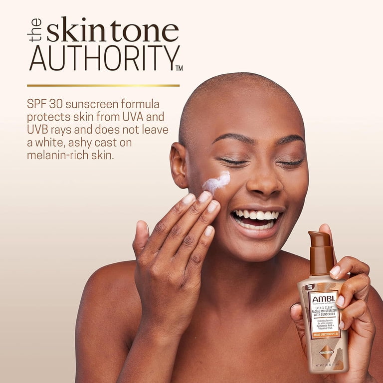 Ambi Even & Clear Daily Facial Moisturizer with SPF 30, 1.7 fl oz