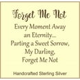 thumbnail image 2 of Forget-Me-Not Flower Necklace Sterling Silver - Gift Boxed with Endearing Goodbye Story Card - Made in USA (24 Inch Chain), 2 of 5