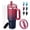 Red Purple, variant on SUNSOC 40 oz Stainless Steel Travel Coffee Mug with Handle, Flip Straw Lid, Leakproof Insulated Tumbler Fits Car Cup Holders