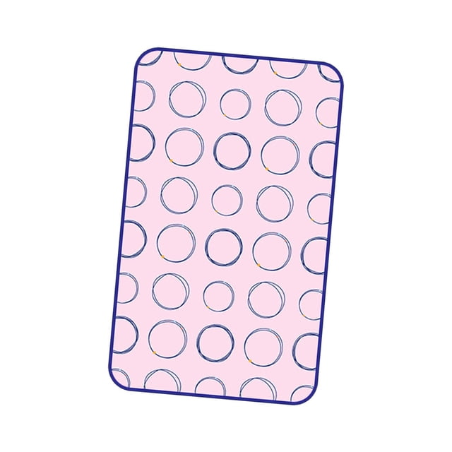 Tabla de planchar Almohadilla de presión para tabla de planchar Protege superficies Resistente al agua Plegable Círculo rojo M