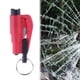 thumbnail image 1 of Martillo De Emergencia Martillo de seguridad, interruptor de ventana de escape de emergencia para coche con llavero (rojo), 1 of 6
