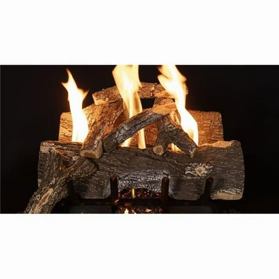 Grand Canyon VFWO18 18 in. Weathered Oak Log Set - 7 Piece