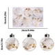 thumbnail image 1 of Conjunto de Ornamentos de Navidad Conjunto de Navidad de 6 Piezas de 8cm Ornamentos de Navidad de Oro Transparente, 1 of 6