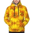 thumbnail image 4 of Bingfone 3d Sunflowers Men'S Drawstring Hoodie Long Sleeve Pocket Sweatshirts-3x-Large, 4 of 9