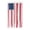 H001- Multicolor, variant on Front Door decor, 4Th of July decorations, 50X27 in, Hanging Wall decor, Patriotic Ribbon, Woven Textile, Blue White Red, Backyard Party, 1 Pc