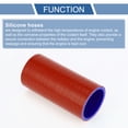 thumbnail image 4 of Unique Bargains 1 Pcs 51mm 2.01" ID 127mm 5" Length 0° Red Blue Car Silicone Hose Universal, 4 of 7