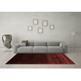 thumbnail image 3 of Ahgly Company Indoor Round Abstract Red Contemporary Area Rugs, 7' Round, 3 of 4