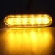 thumbnail image 5 of 2 indicadores LED para motocicleta, 6 LED, luz ámbar para Cruiser, Bobber, ATV negro, 5 of 7