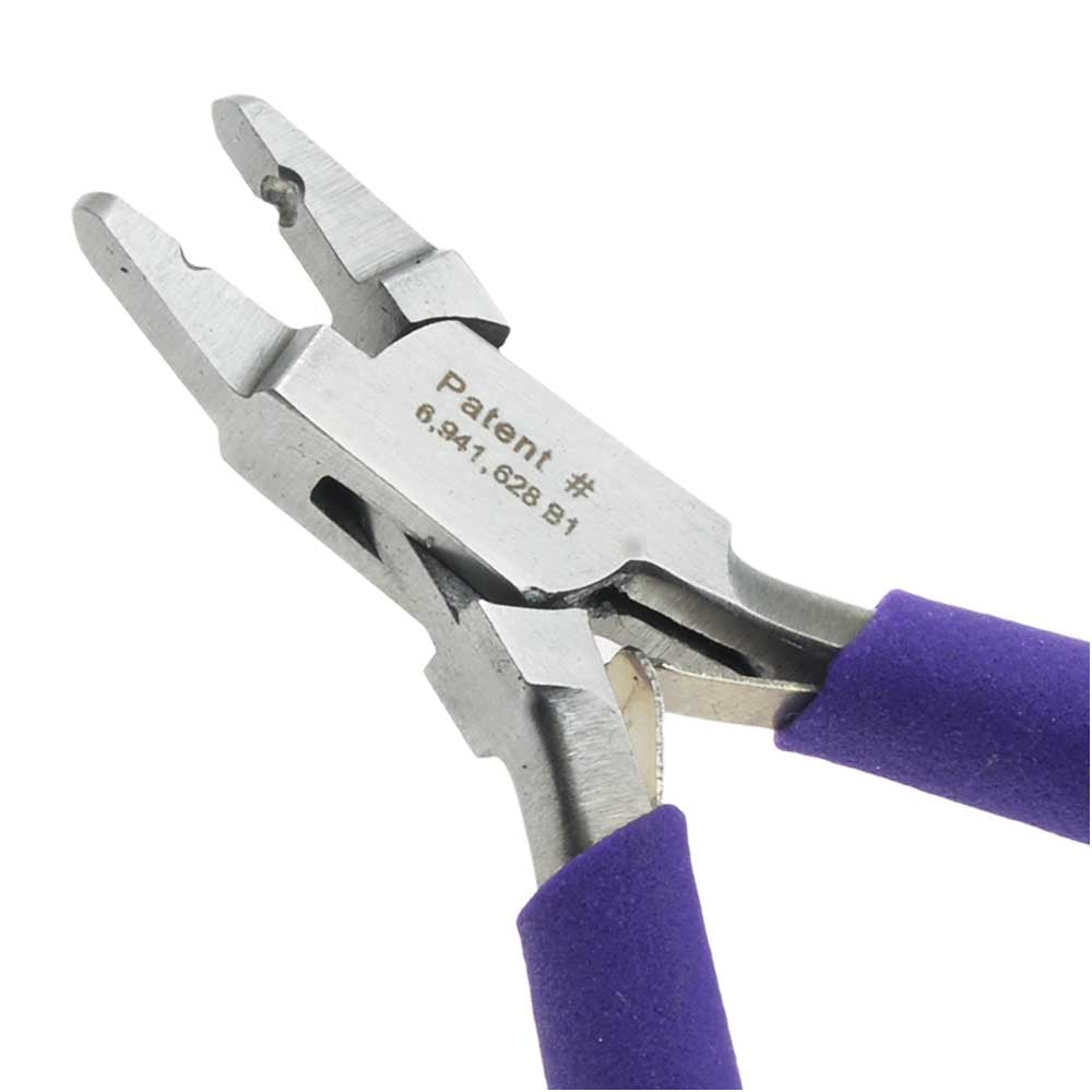 The Beadsmith Magical Crimping Pliers, Transforms 2mm Tubes into Round