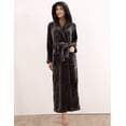 thumbnail image 2 of Richie House Women's Fleece Robe with Hood RHWN2233, 2 of 5