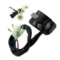 thumbnail image 4 of 2 piezas LED interruptor de manillar de motocicleta bocina impermeable izquierda derecha para Niu Con luz LED azul Zulema, 4 of 8