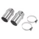 thumbnail image 1 of Accesorios de manguera de acero inoxidable 304 Unique Bargains, 5/16" OD, ajuste de compresión de rosca macho BSPT de 1" para aire, agua, aceite, gas, combustible, 1 juego 2"OD-1.5"BSPT, 1 of 6